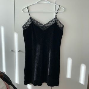 stylenanda black lace dress